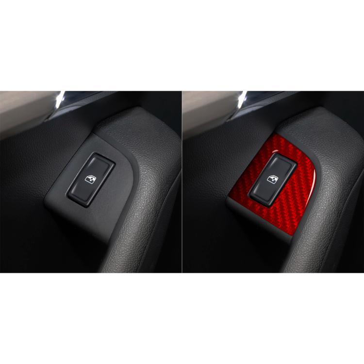 For 2017-2021 Skoda Octavia Left-Hand Drive 8pcs /Set Window Switch Panel Sticker