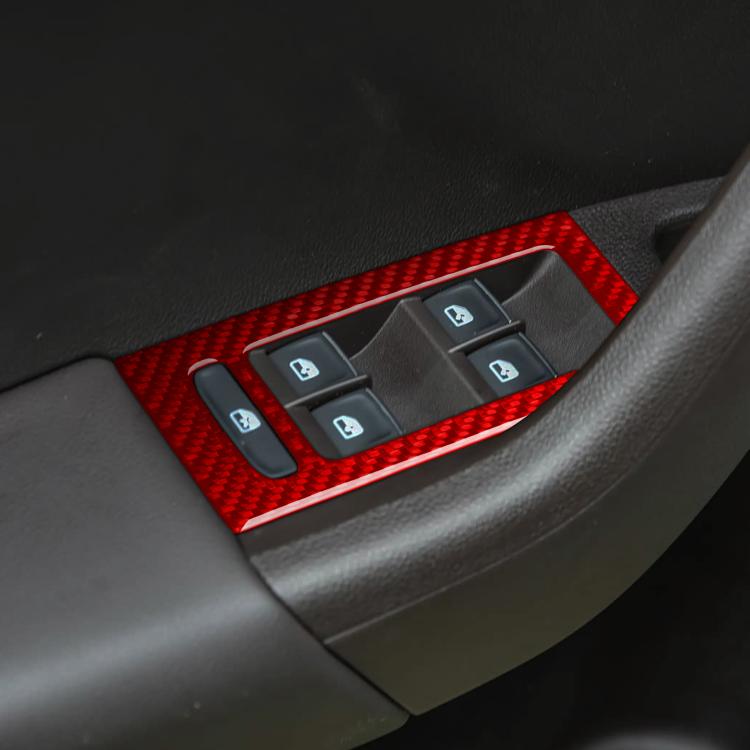 For 2017-2021 Skoda Octavia Left-Hand Drive 8pcs /Set Window Switch Panel Sticker