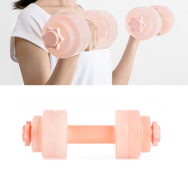 Women Home Fitness Water Injection Dumbbell Arm Muscle Training Device Portable Fitness Equipment