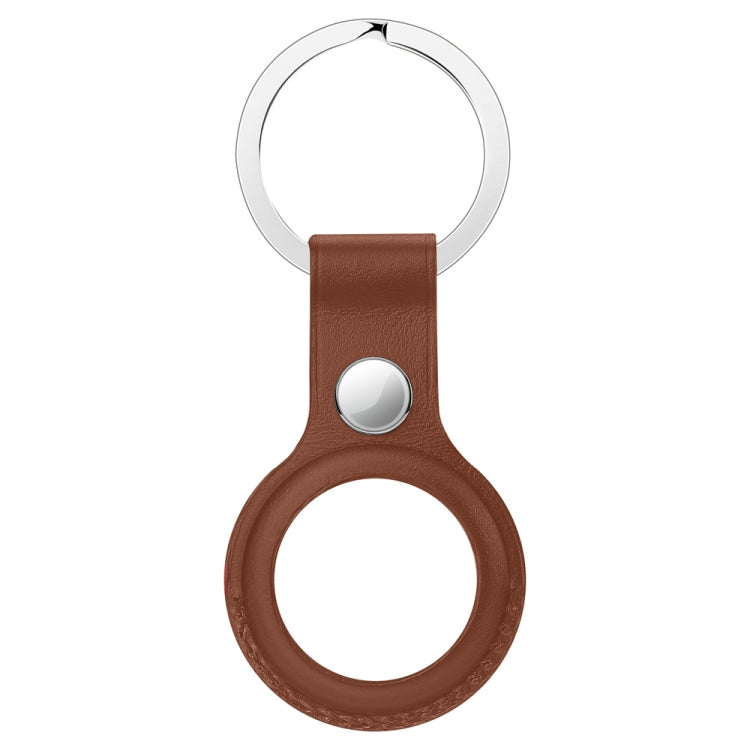 Anti-scratch Top-layer Cowhide Leather Protective Cover with Hanging Buckle for Air
