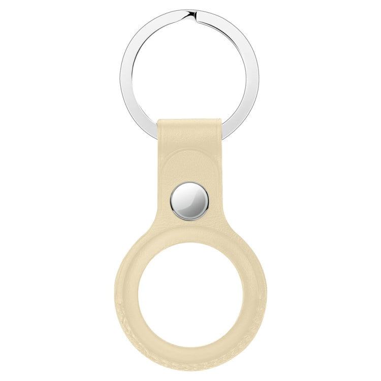 Anti-scratch Top-layer Cowhide Leather Protective Cover with Hanging Buckle for Air