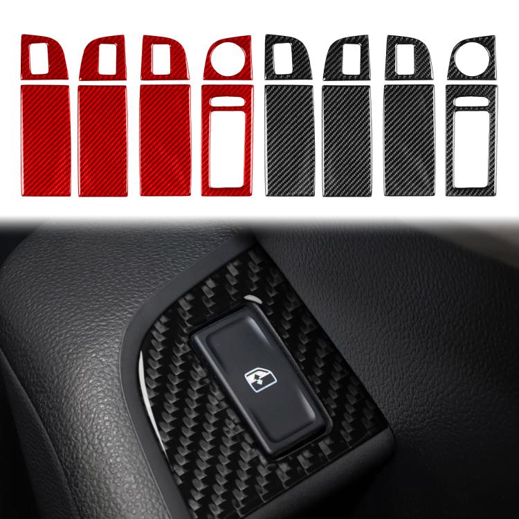 For 2017-2021 Skoda Octavia Right-Hand Drive 8pcs /Set Window Switch Panel Sticker