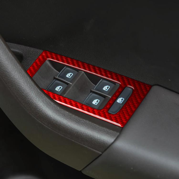 For 2017-2021 Skoda Octavia Right-Hand Drive 8pcs /Set Window Switch Panel Sticker