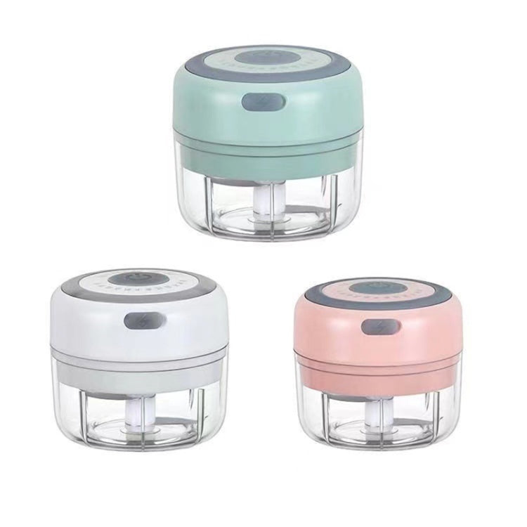 ZM-14 Household Mini Wireless Electric Garlic Masher, Colour: Green 100ml