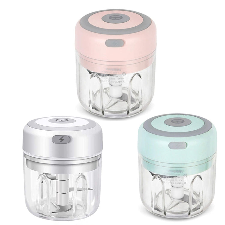 ZM-14 Household Mini Wireless Electric Garlic Masher, Colour: High Cup White 250ml