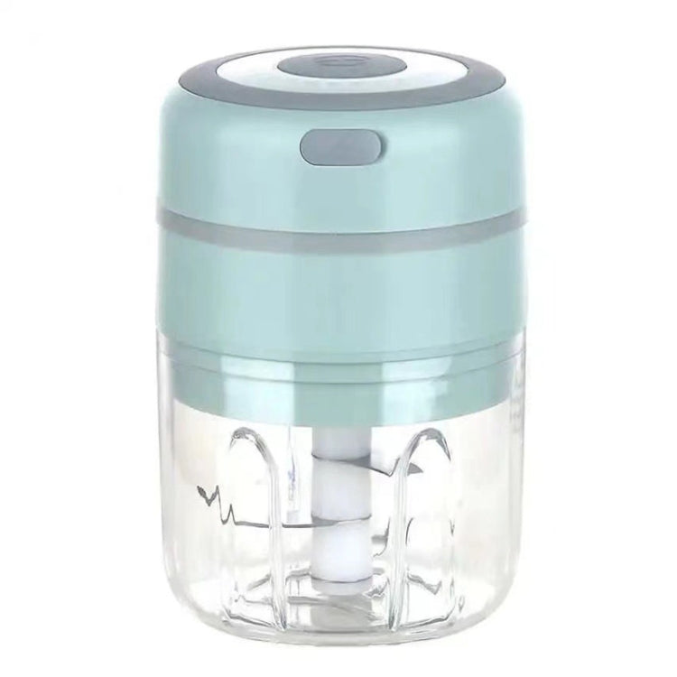 ZM-14 Household Mini Wireless Electric Garlic Masher, Colour: Green Big Power 250ml