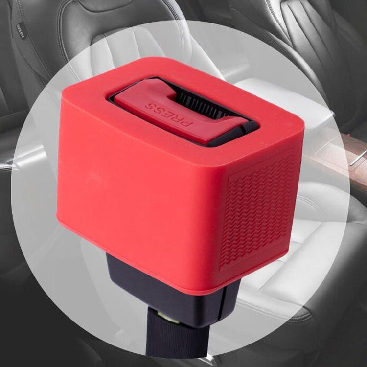 Safety Belt Holder Silicone Buckle Protective Cover