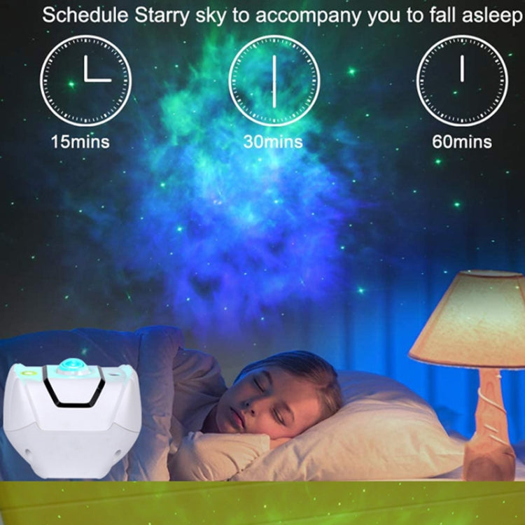 SC523-Z01 Smart Speaker Control Nebula Projector Light Help Sleep Bedroom Children Night Light, Light color: Remote Control Style