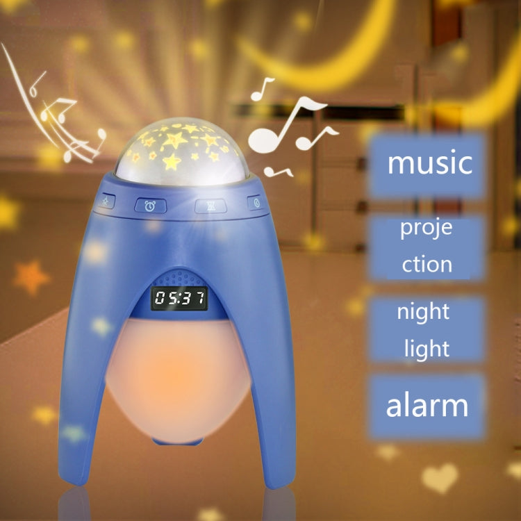 R01 USB Starry Sky Projection Light Smart Bluetooth Speaker Atmosphere Light Multifunctional Children Night Light Color Random Delivery(Color Gradient)