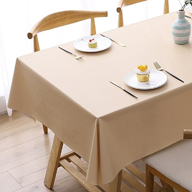 140x220cm  Solid Color PVC Waterproof Oil-Proof And Scald-Proof Disposable Tablecloth