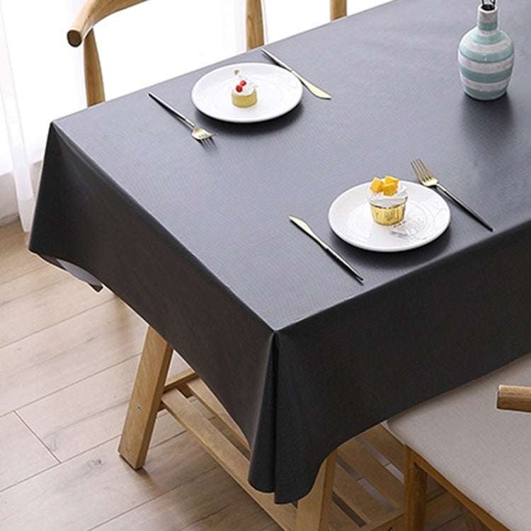 140x220cm  Solid Color PVC Waterproof Oil-Proof And Scald-Proof Disposable Tablecloth
