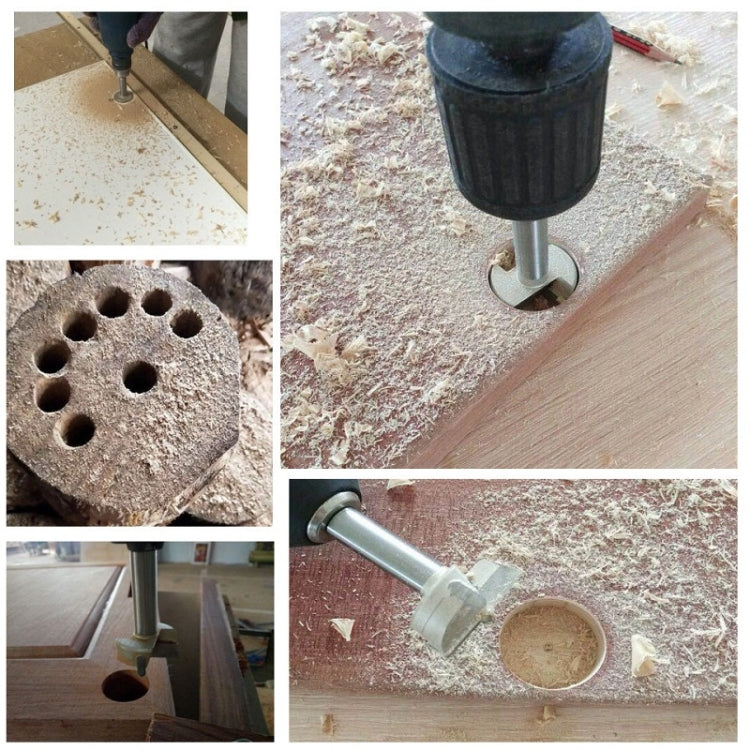 30mm Woodworking Drill Bit Hole Opener Round Lengthened Wooden Door Drill