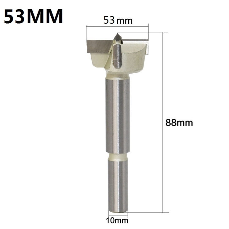 53mm Woodworking Drill Bit Hole Opener Round Lengthened Wooden Door Drill