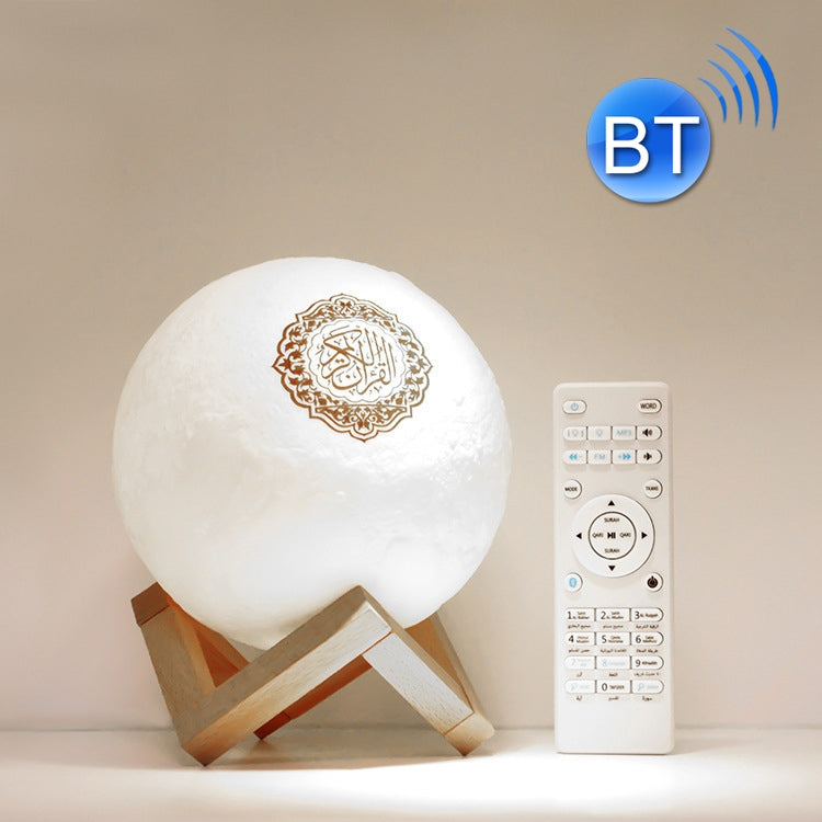 JM-N-0039 Moon Decoration Light Wireless Bluetooth Remote Control Night Light, Light color: White