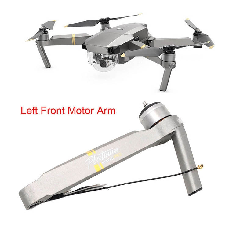 Left Front Motor Arm Repair Parts For DJI Mavic Pro Platinum