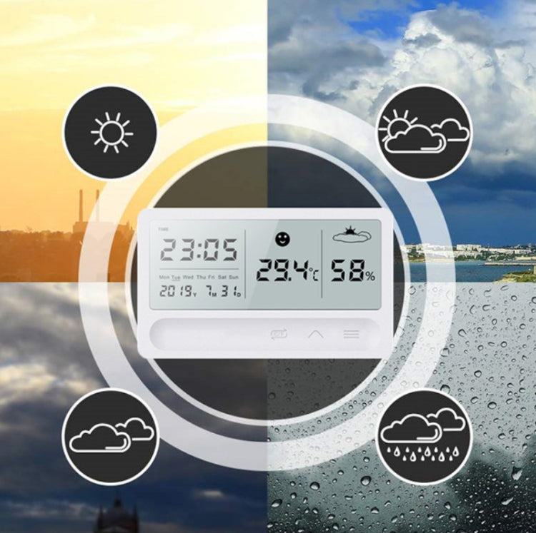 EXPED SMART LED Large Screen Electronic Thermometer Indoor Multifunctional Digital Clock Hygrometer