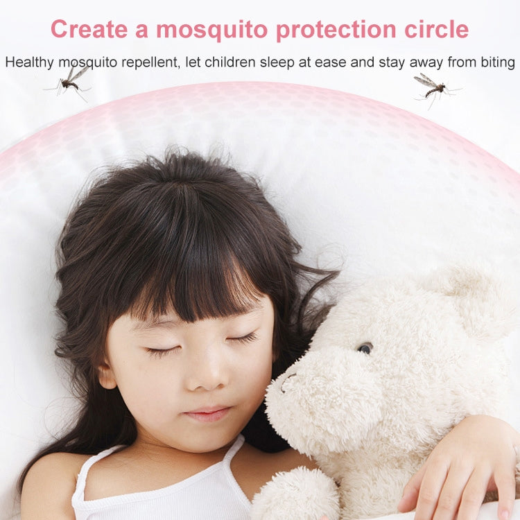 2 PCS Blue Blue SB-1301 Silicone Mosquito Repellent Bracelet Natural Plant Essential Oil Mosquito Buckle