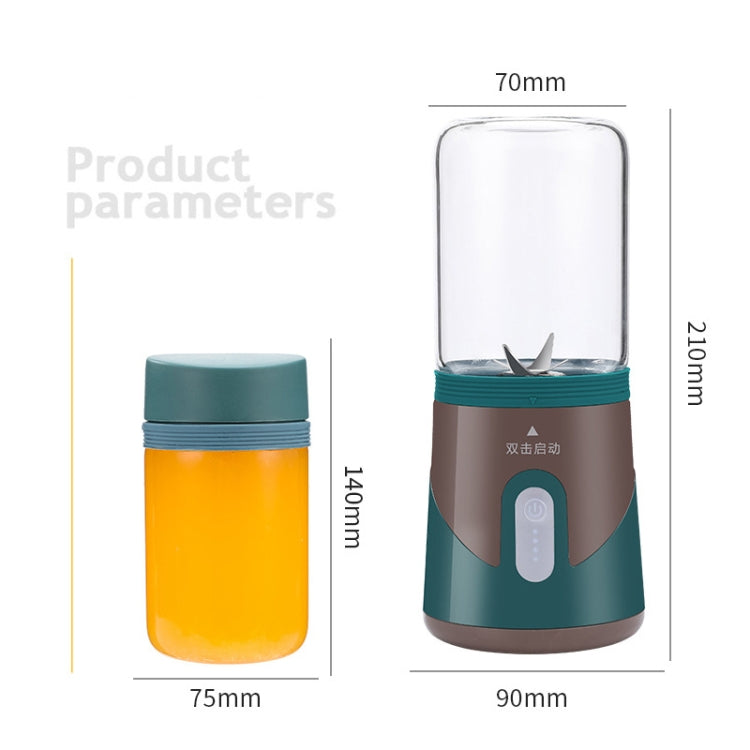 Mini Portable Juicer USB Juice Mixing Cup(Pink)