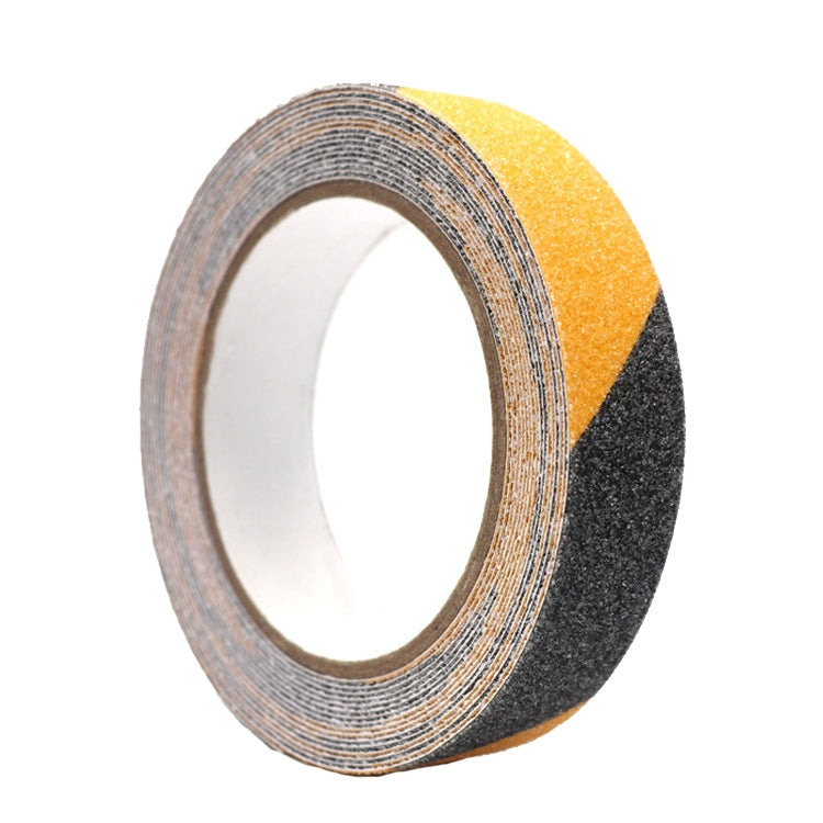 Sands Anti-Slip Tape Ground Sticking Line Wear-Resistant Stair Step Warning Tape Black Yellow 2.5cm x 5m