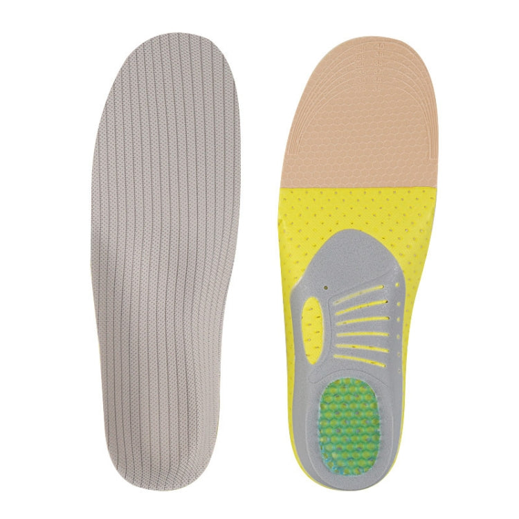XD-640 Arch Sports Insoles Men and Women Shock Absorption Sweat Insoles Basketball Running Orthopedic Insoles, Size: L(41-45)