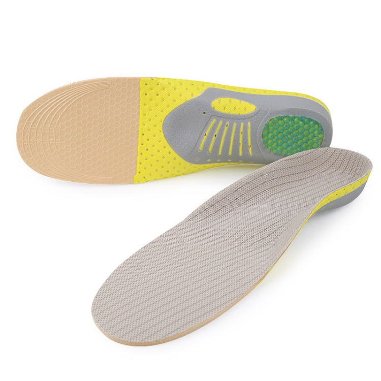 XD-640 Arch Sports Insoles Men and Women Shock Absorption Sweat Insoles Basketball Running Orthopedic Insoles, Size: L(41-45)