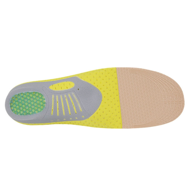 XD-640 Arch Sports Insoles Men and Women Shock Absorption Sweat Insoles Basketball Running Orthopedic Insoles, Size: L(41-45)