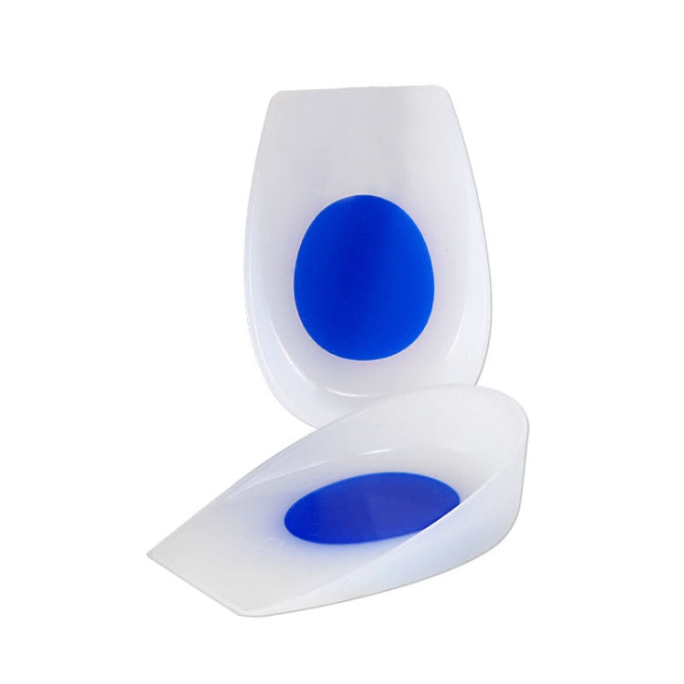 Silicone Heel Insole Is Comfortable Soft And Shock-Absorbing To Protect The Heel Insole, Size: M(Blue White)