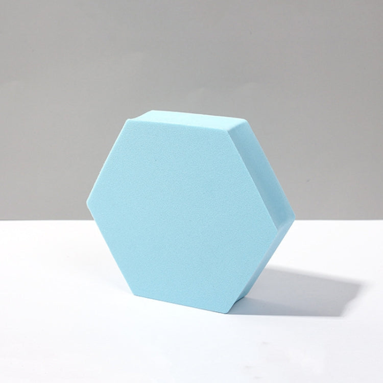 8 PCS Geometric Cube Photo Props Decorative Ornaments Photography Platform, Colour: Small Light Blue Hexagon