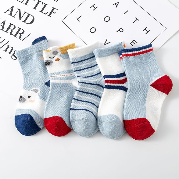 10 Pairs Spring And Summer Children Socks Combed Cotton Tube Socks S