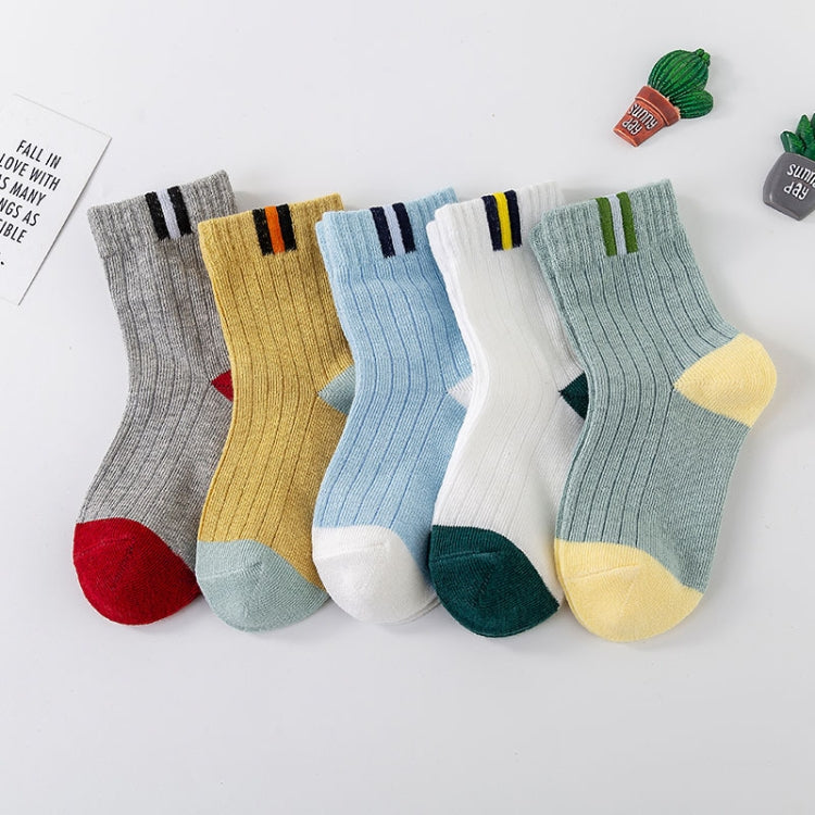10 Pairs Spring And Summer Children Socks Combed Cotton Tube Socks S