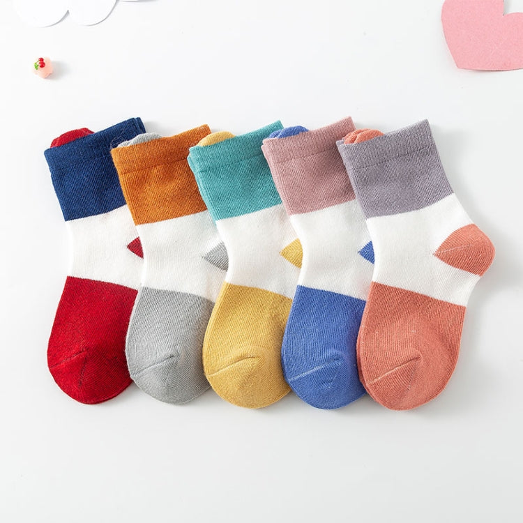 10 Pairs Spring And Summer Children Socks Combed Cotton Tube Socks S