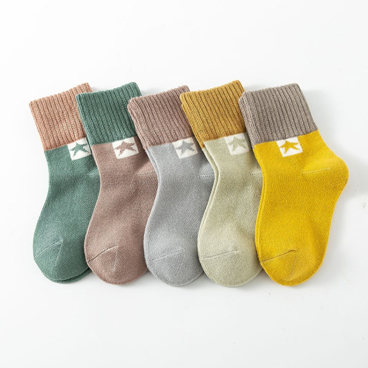 10 Pairs Spring And Summer Children Socks Combed Cotton Tube Socks L