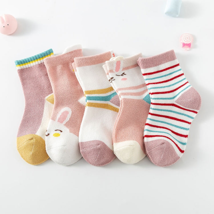 10 Pairs Spring And Summer Children Socks Combed Cotton Tube Socks XL
