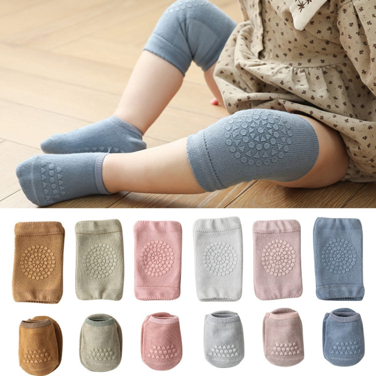 3 Sets Summer Children Knee Pads Baby Floor Socks Baby Non-Slip Crawling Sports Protection Suit M 1-3 Years Old