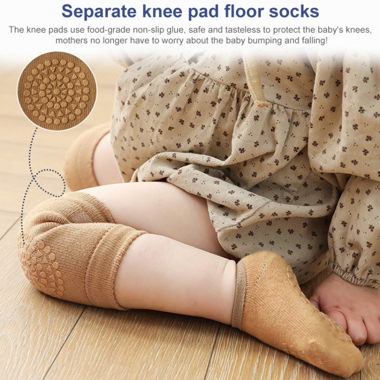 3 Sets Summer Children Knee Pads Baby Floor Socks Baby Non-Slip Crawling Sports Protection Suit M 1-3 Years Old