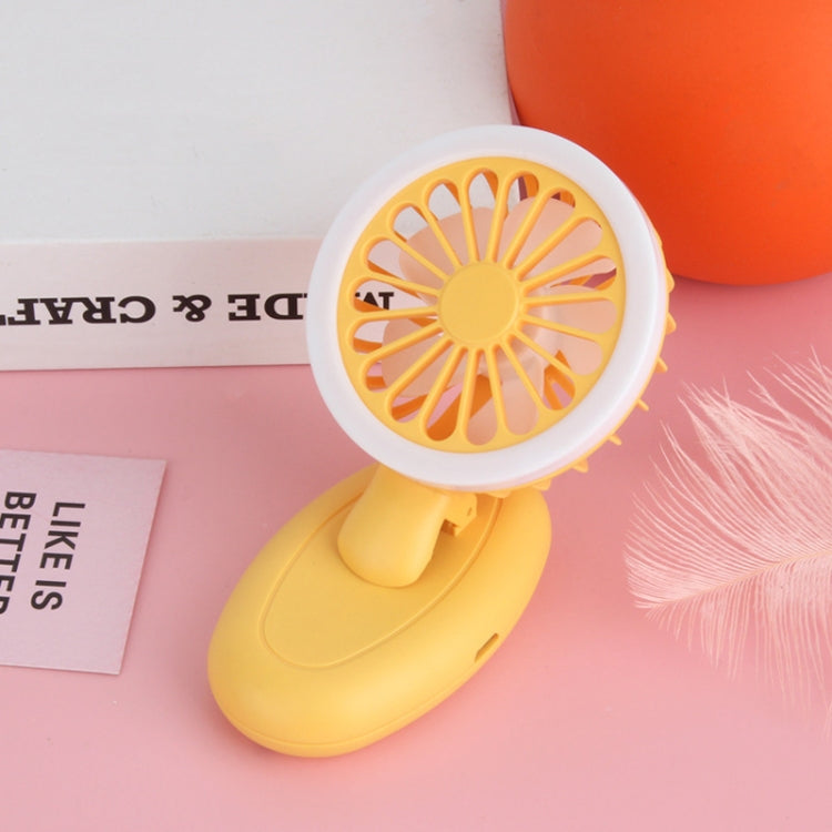 T9 Mobile Phone Bracket With Fill Light Three-Speed USB Clip Mini Fan