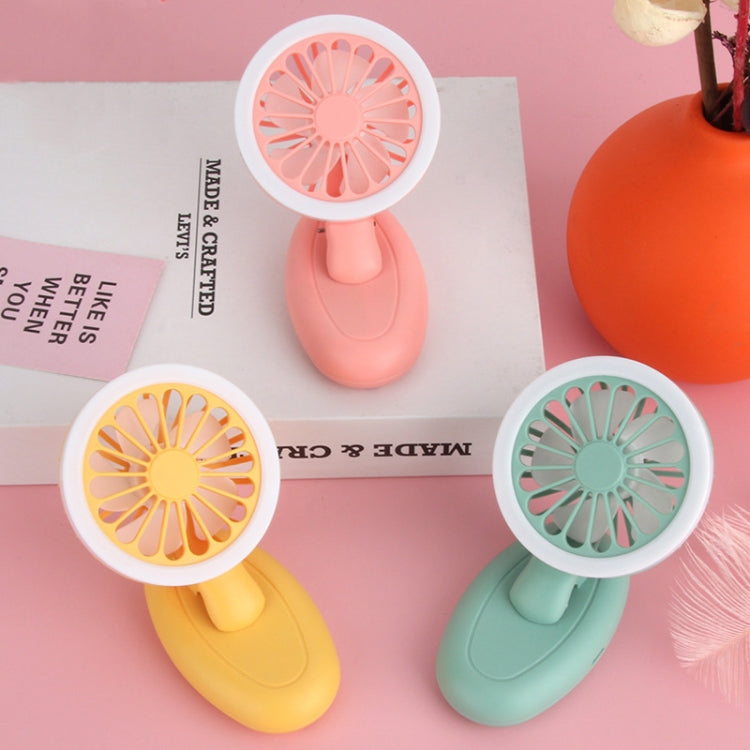 T9 Mobile Phone Bracket With Fill Light Three-Speed USB Clip Mini Fan