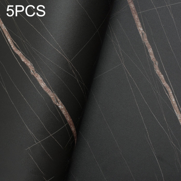 Air Channel Waterproof PVC Imitation Marble Wallpaper Thickening Self-Adhesive Kitchen Oil-Proof Sticker, Size: 60cm x 5m