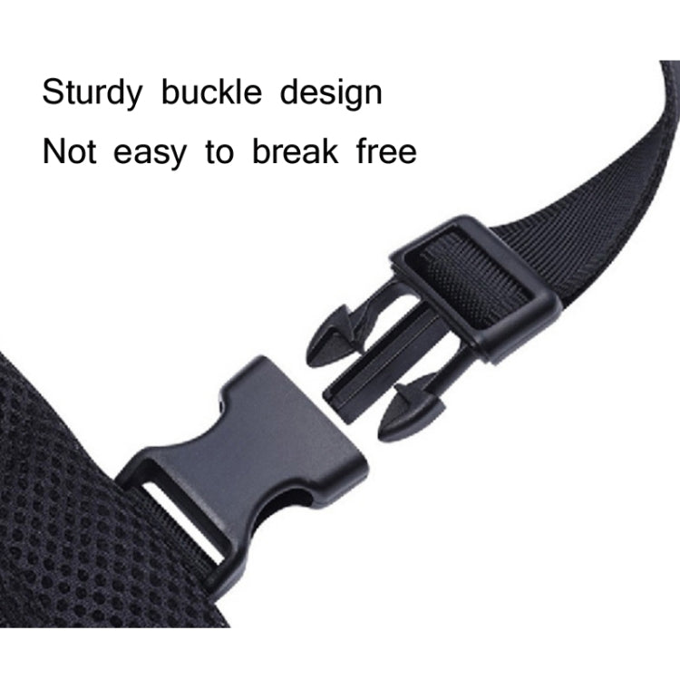 Dog Going Out Foldable On Chest Backpack Pet Carrier Bag, Colour: Apricot Lattice (Four Seasons)