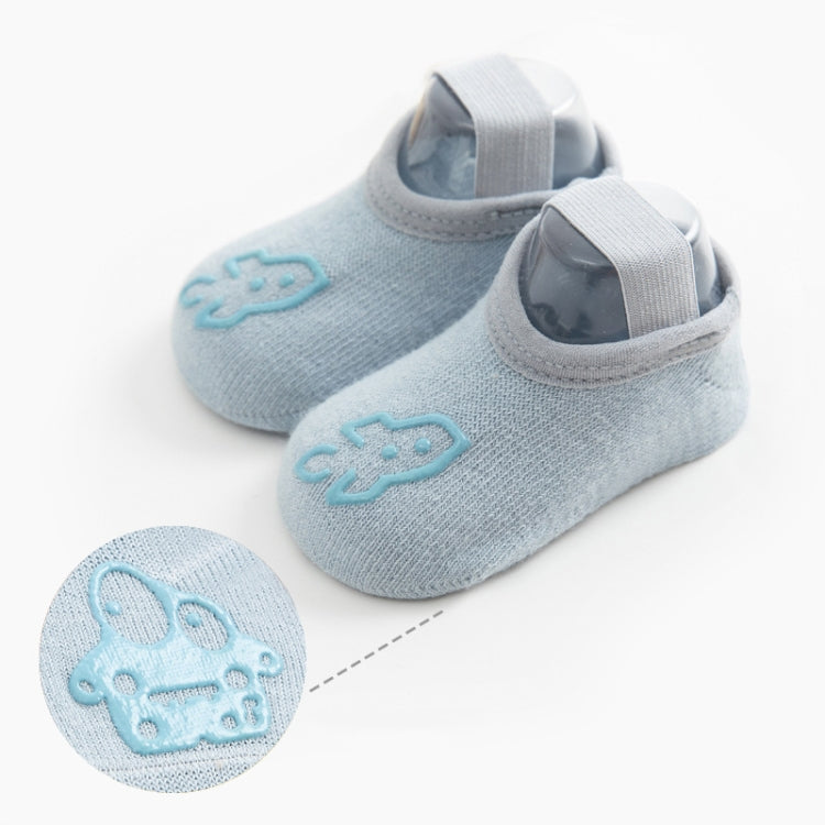 4 Pairs Baby Socks Cartoon Print Glue Strap Baby Anti-Slip Floor Socks Size: S 0-1 Years Old