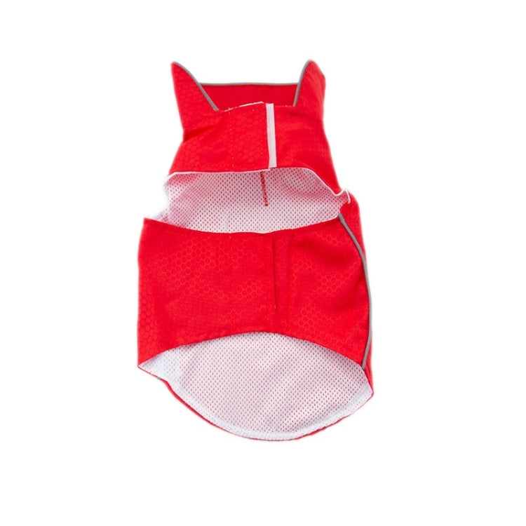 Double-Layer Thin Pet Jacket Small Dog And Cat Reflective Raincoat, Size: M