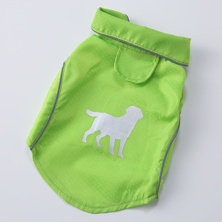 Double-Layer Thin Pet Jacket Small Dog And Cat Reflective Raincoat, Size: M
