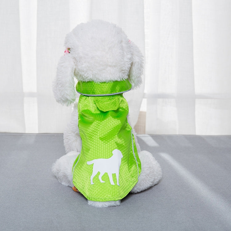 Double-Layer Thin Pet Jacket Small Dog And Cat Reflective Raincoat, Size: M