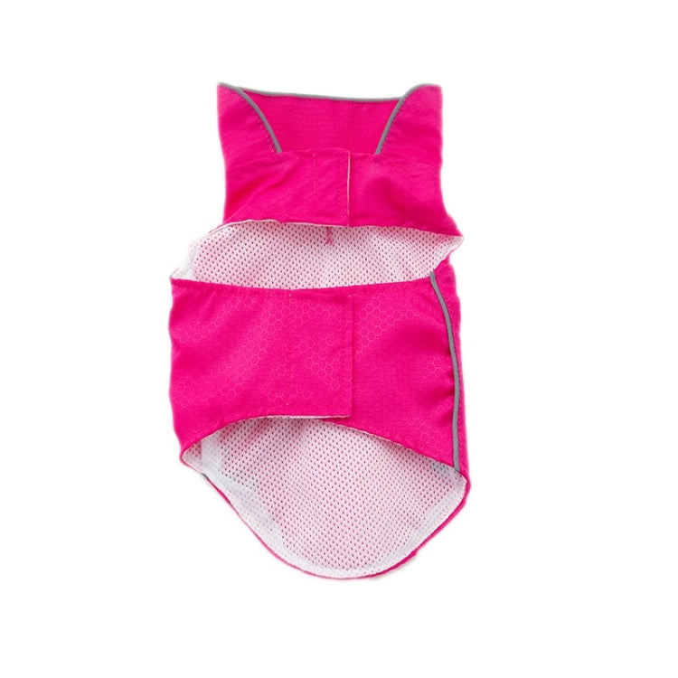 Double-Layer Thin Pet Jacket Small Dog And Cat Reflective Raincoat, Size: L