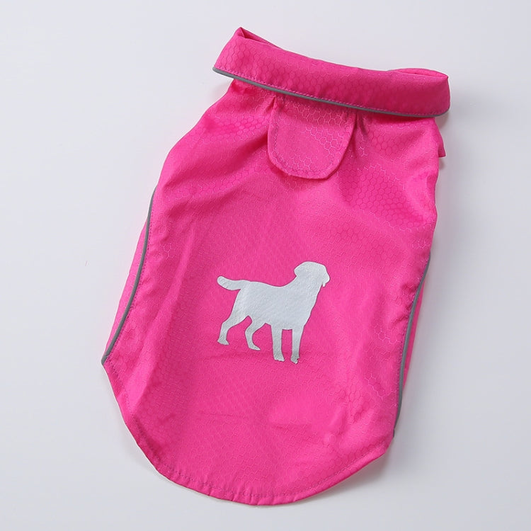 Double-Layer Thin Pet Jacket Small Dog And Cat Reflective Raincoat, Size: L