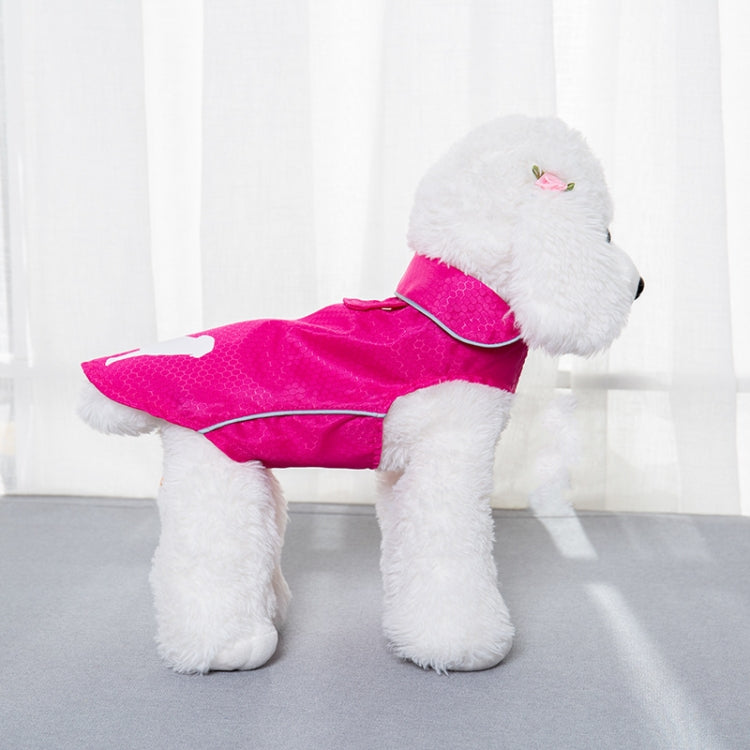 Double-Layer Thin Pet Jacket Small Dog And Cat Reflective Raincoat, Size: XL