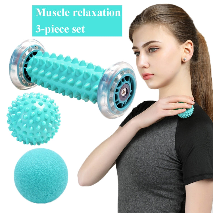 Massage Ball Plantar Fascia Ball Muscle Relaxation Fitness Ball Hand Holding Ball,Style: Foot Bottom + Hexagon + 9cm Tattool
