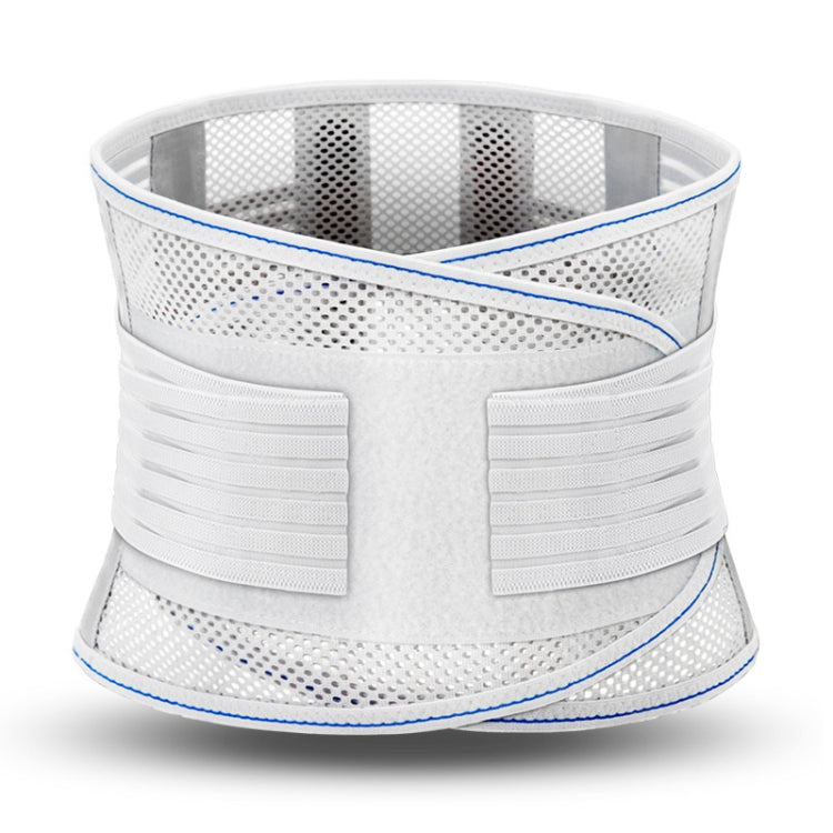 Steel Plate Support Belt Lumbar Intervertebral Disc Herniation Women Waist Warm Waist Belt, Specification: L(Gray)