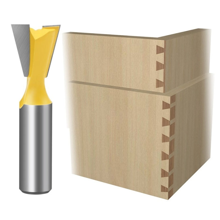 1/2 Handle Dovetail Cutter Wood Engraving Small Milling Cutter, Specification: 1/2x1/2mm