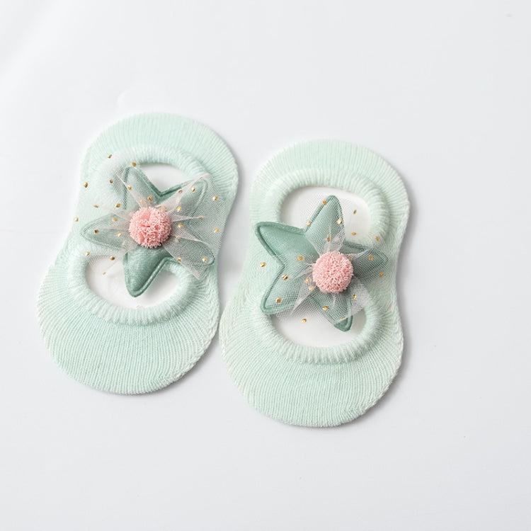 2 Pairs Baby Floor Socks Hollow Flower Spot Glue Non-Slip Children Socks, Toyan Socks: S 0-1 Years Old
